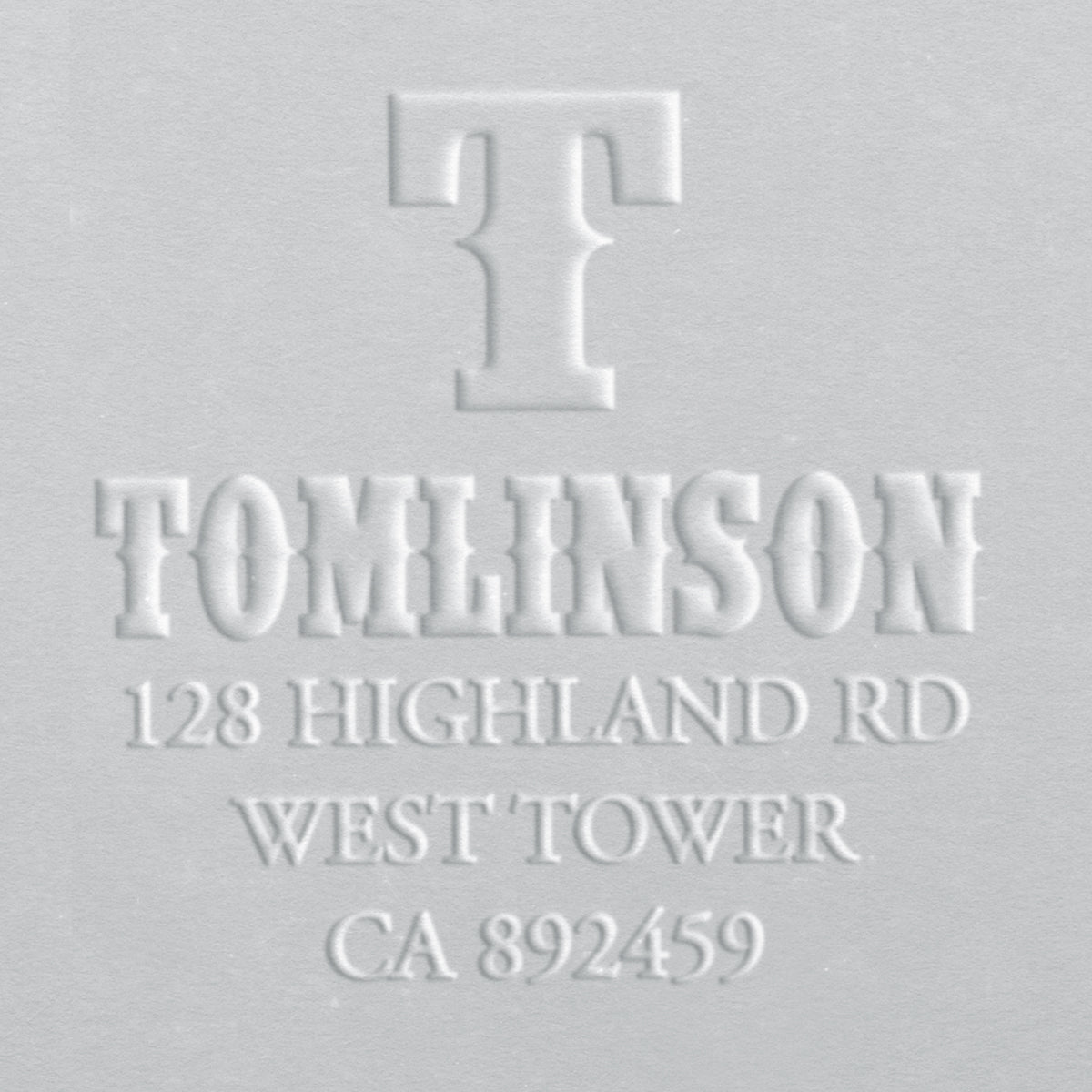 Address Embosser - Tomlinson