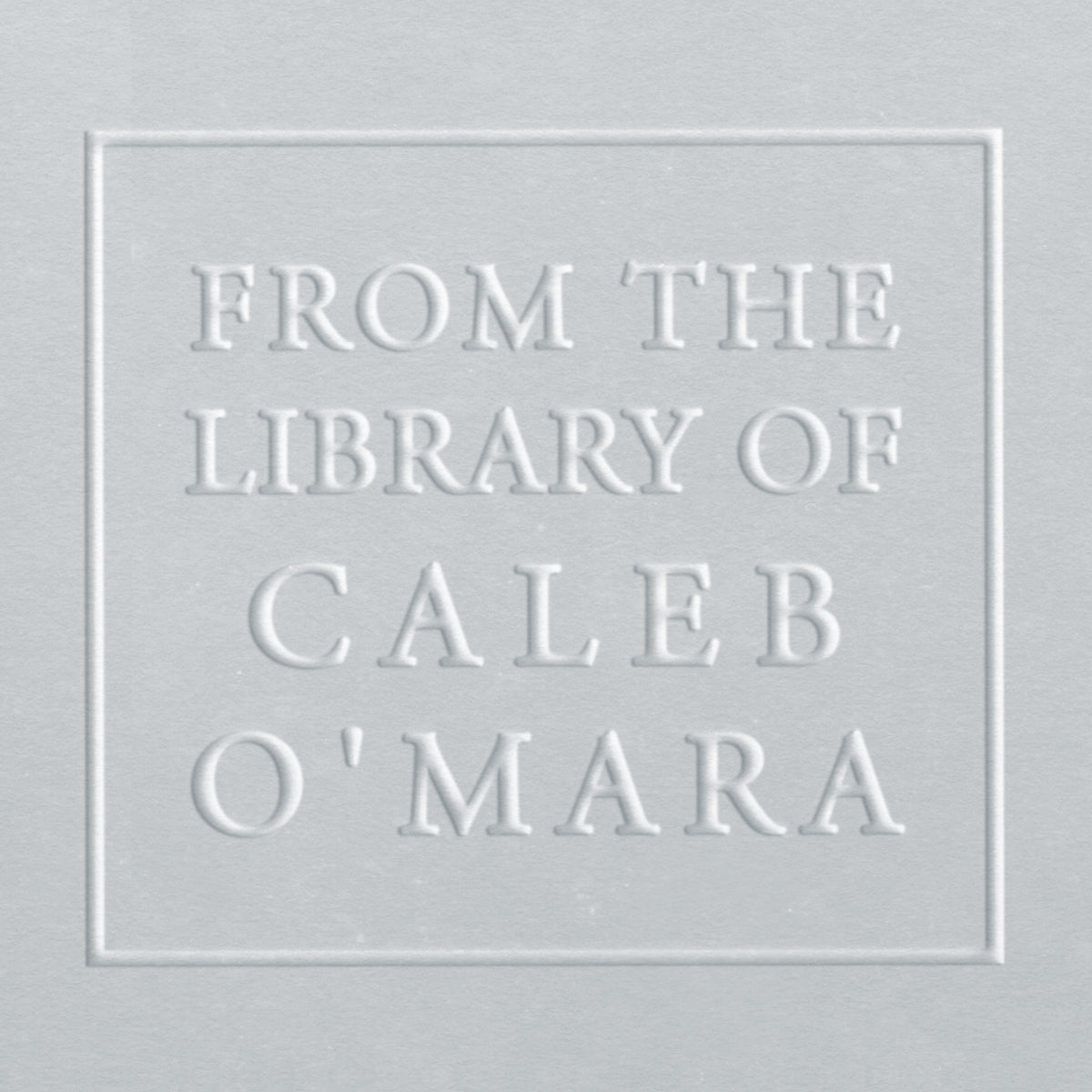 Book Embosser - Caleb