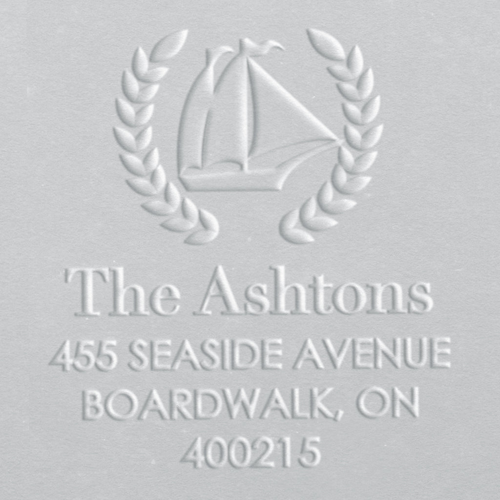 Address Embosser - Sailboat