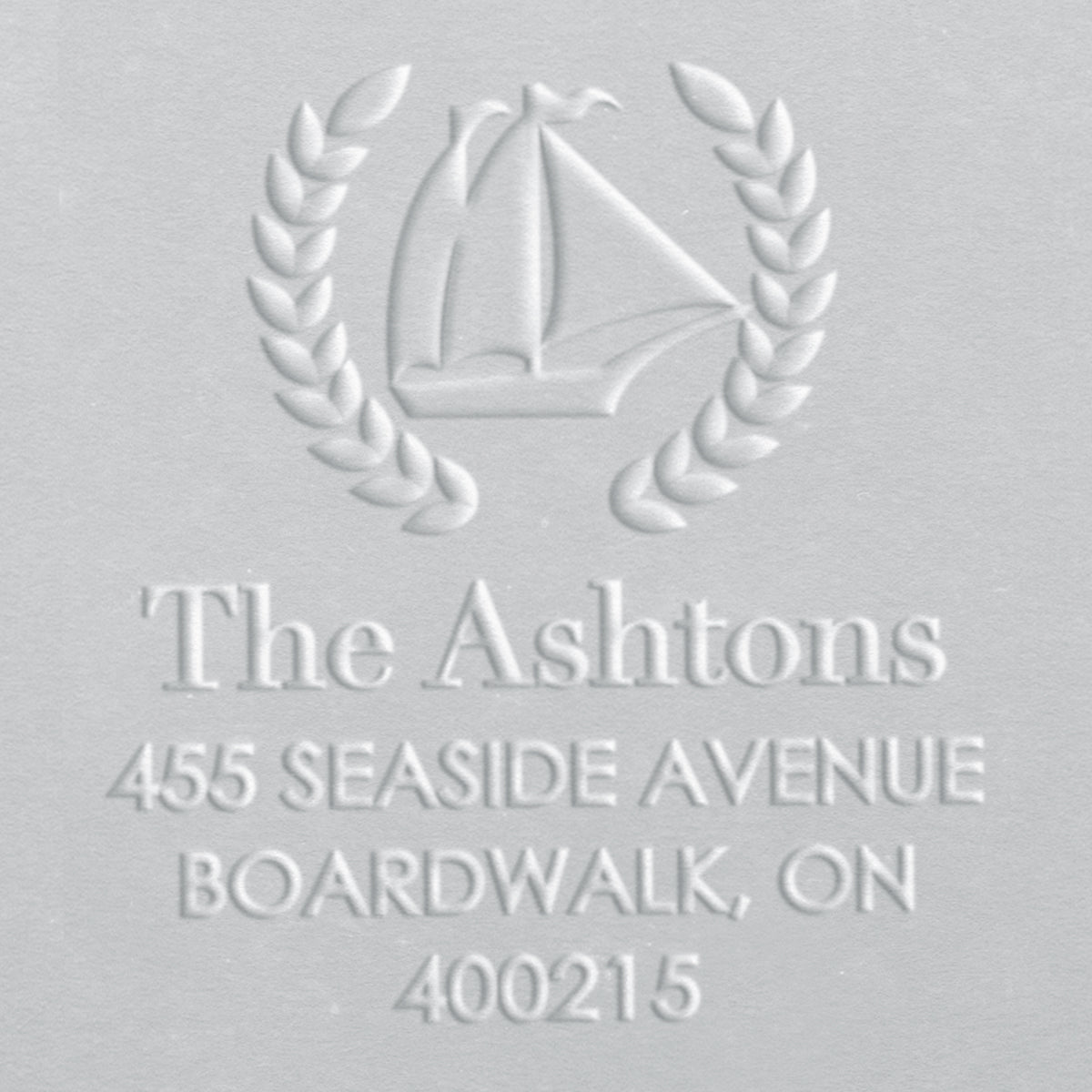 Address Embosser - Sailboat
