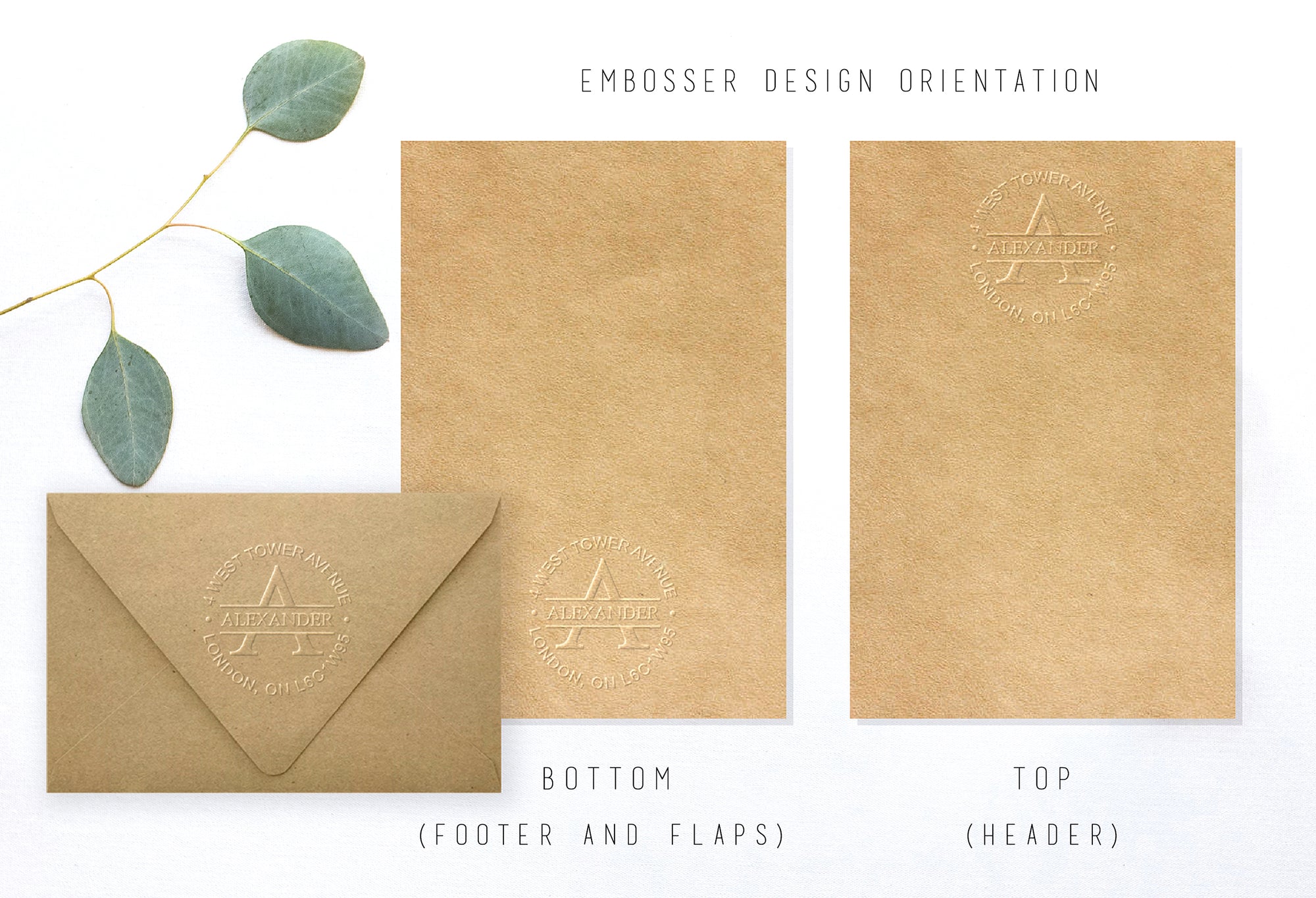 Book Embosser - Shannon Wreath