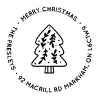 Stamp - Handdrawn Christmas Tree
