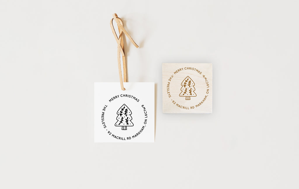 Stamp - Handdrawn Christmas Tree