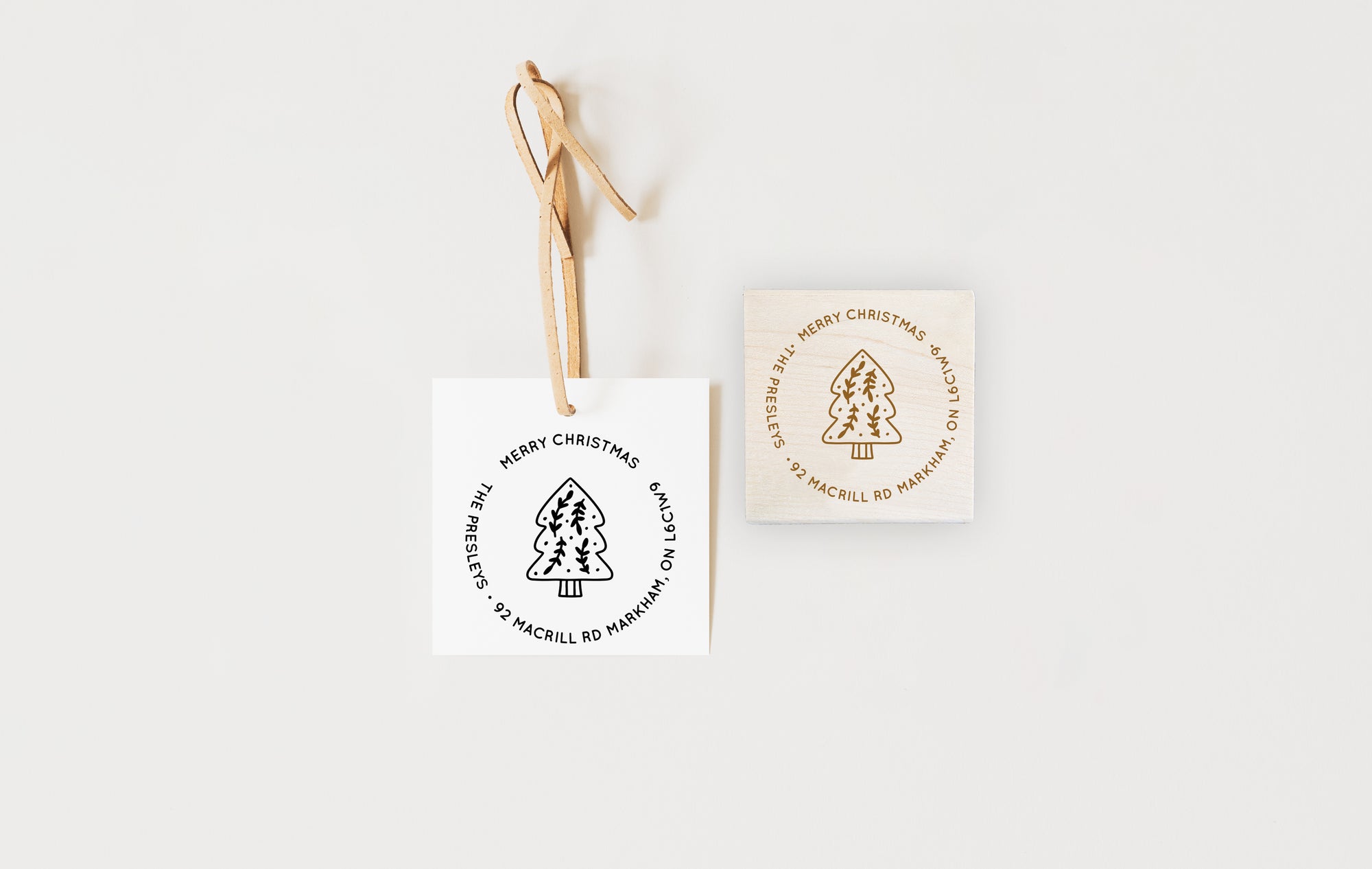 Stamp - Handdrawn Christmas Tree