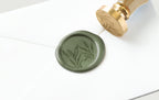 Wax Seal - Hand Drawn Leaves