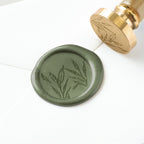 Wax Seal - Hand Drawn Leaves