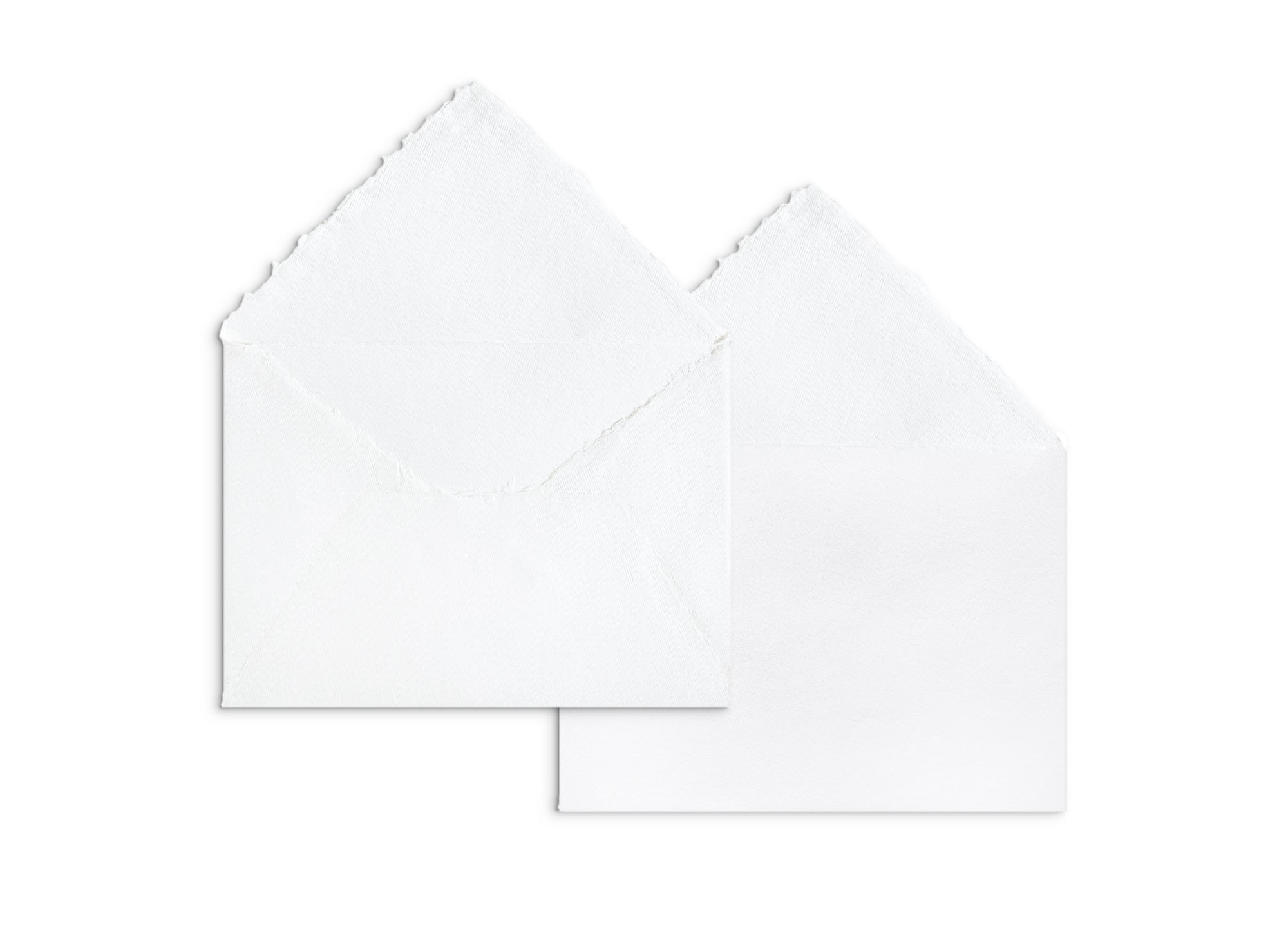 Deckle Edge Handmade Envelope - Natural White (Pack of 20)