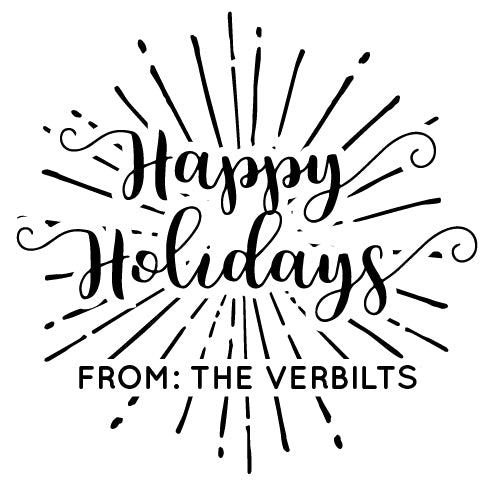 Embosser - Happy Holidays Fireworks