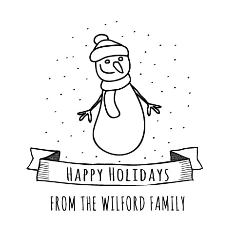 Embosser - Snowing Snowman