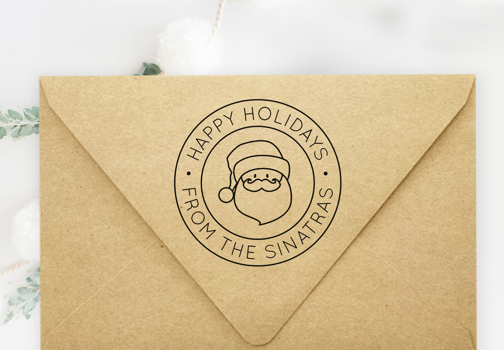 Stamp - Santa Circle