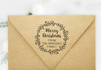 Stamp - Merry Christmas Wreath