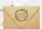 Stamp - Christmas Wreath Address