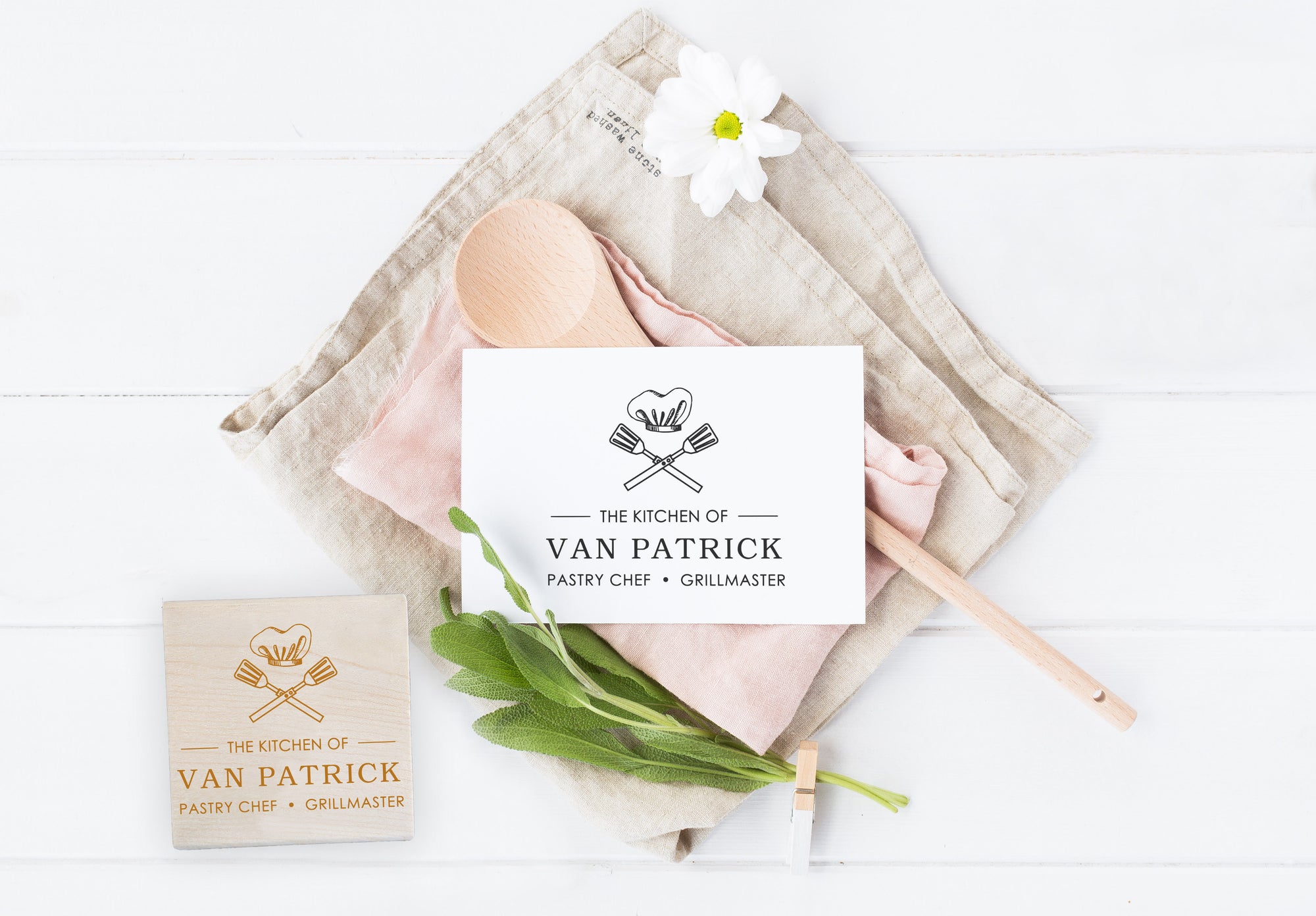 Stamp - Chef's Hat and Spatulas