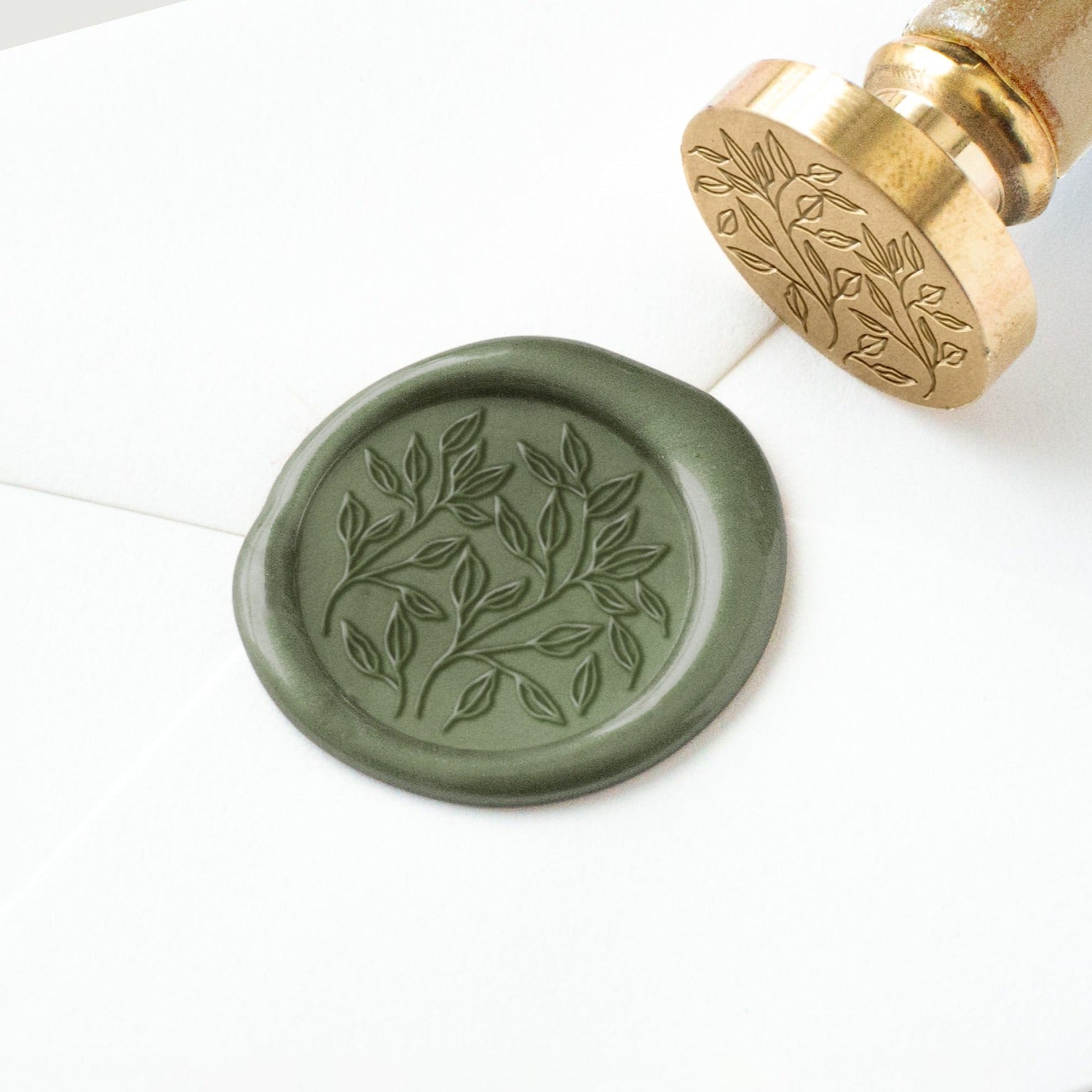 Wax Seal - Leaves Pattern
