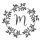 Wax Seal - Leaves Wreath Initial