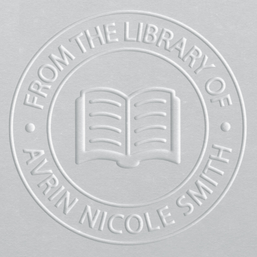 Book Embosser - Open Book Circle
