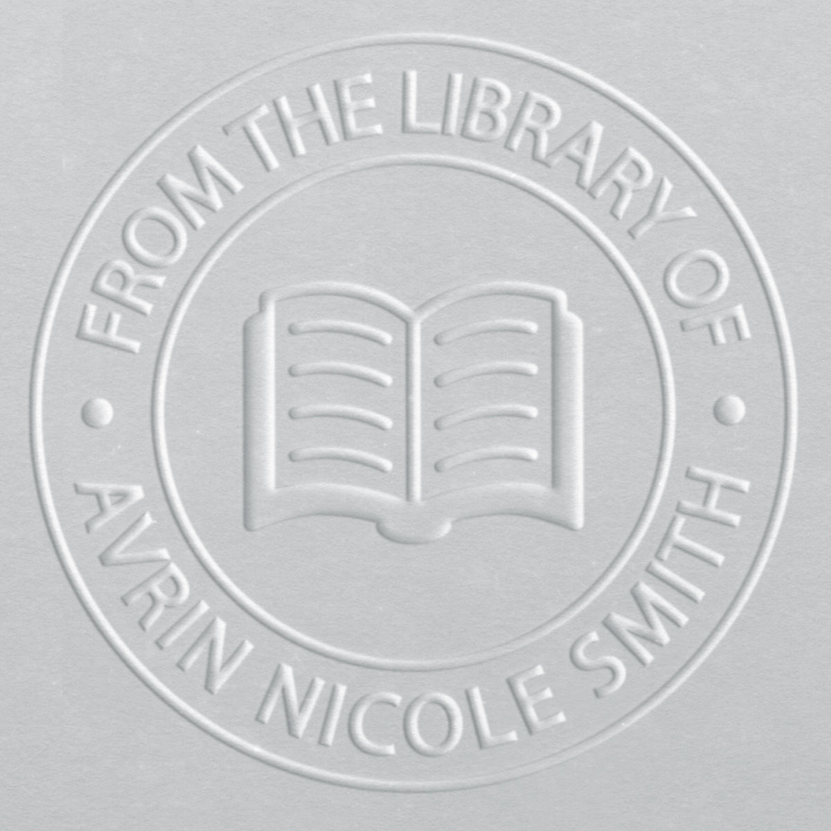 Book Embosser - Open Book Circle