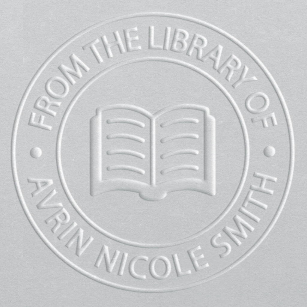 Personalized Library Book Embosser Stamp Custom from India
