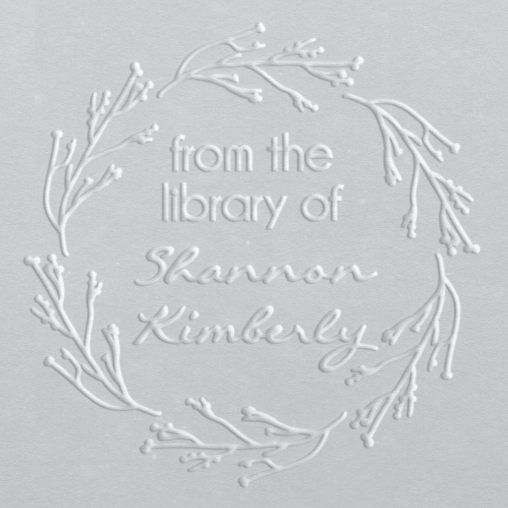 Book Embosser - Shannon Wreath