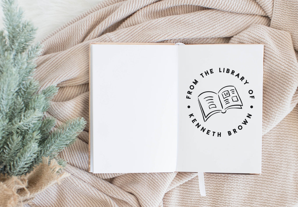 Book Stamp From the Library of Kenneth