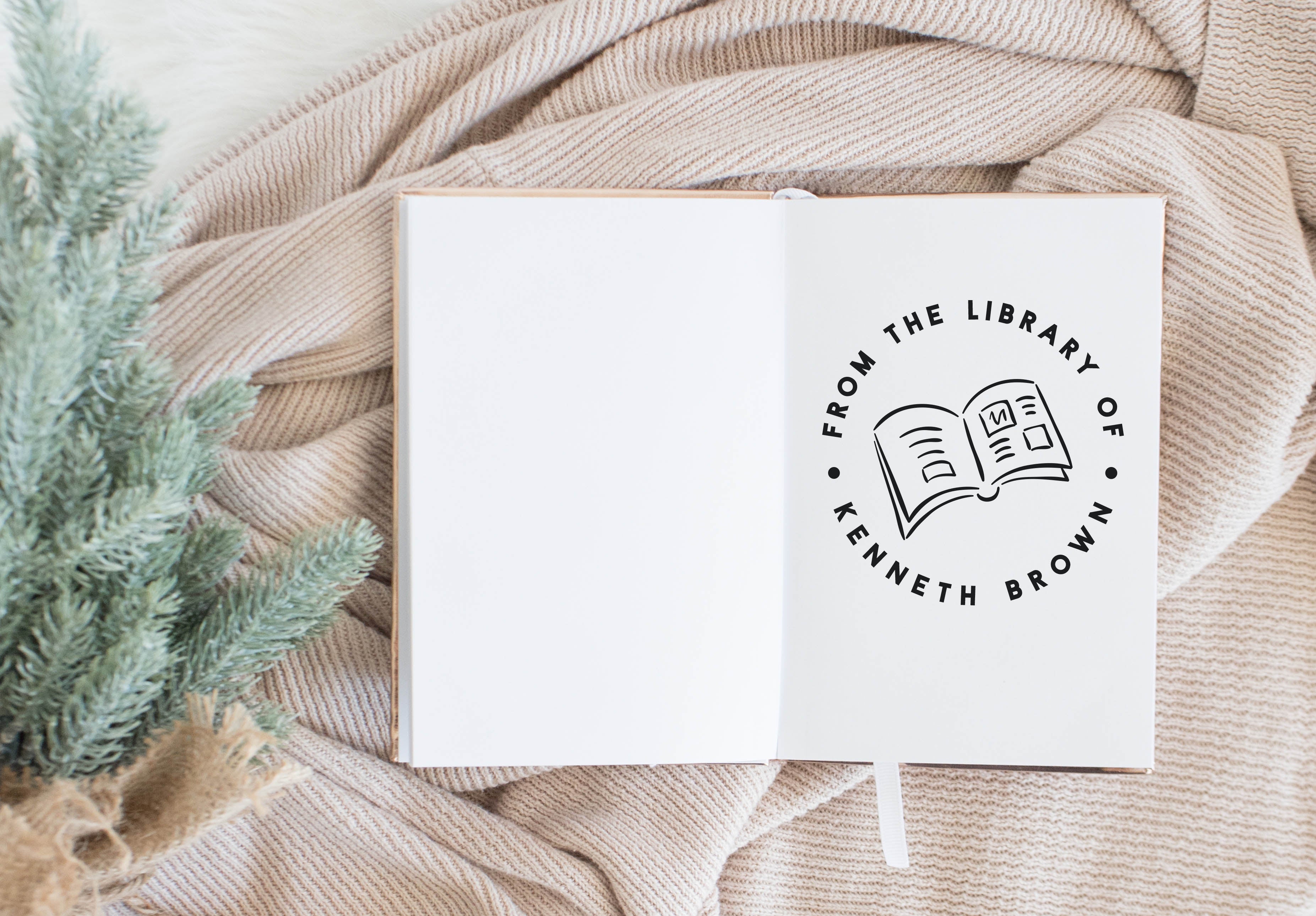 Book Stamp From the Library of Kenneth