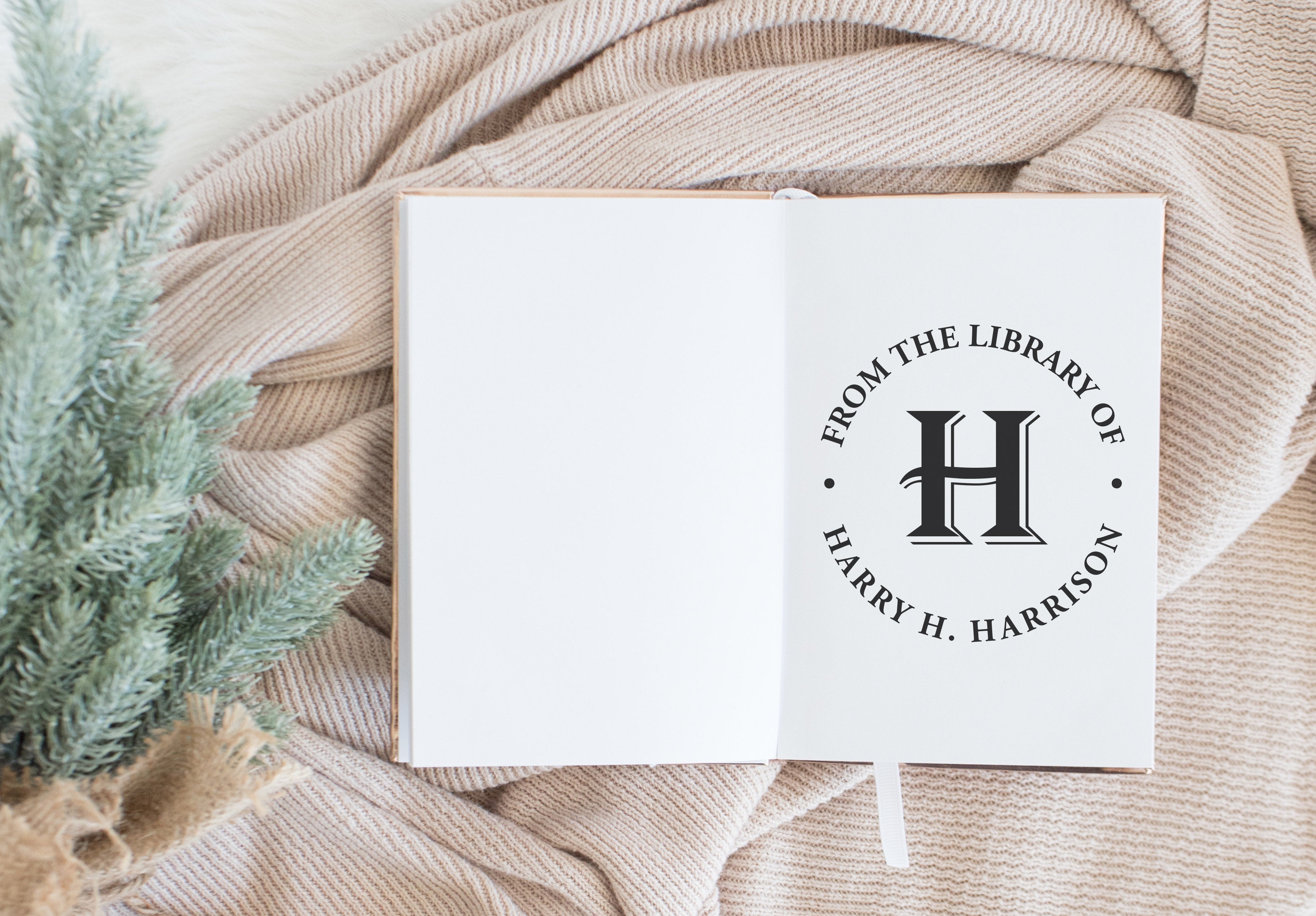 Book Stamp From the Library of Harry