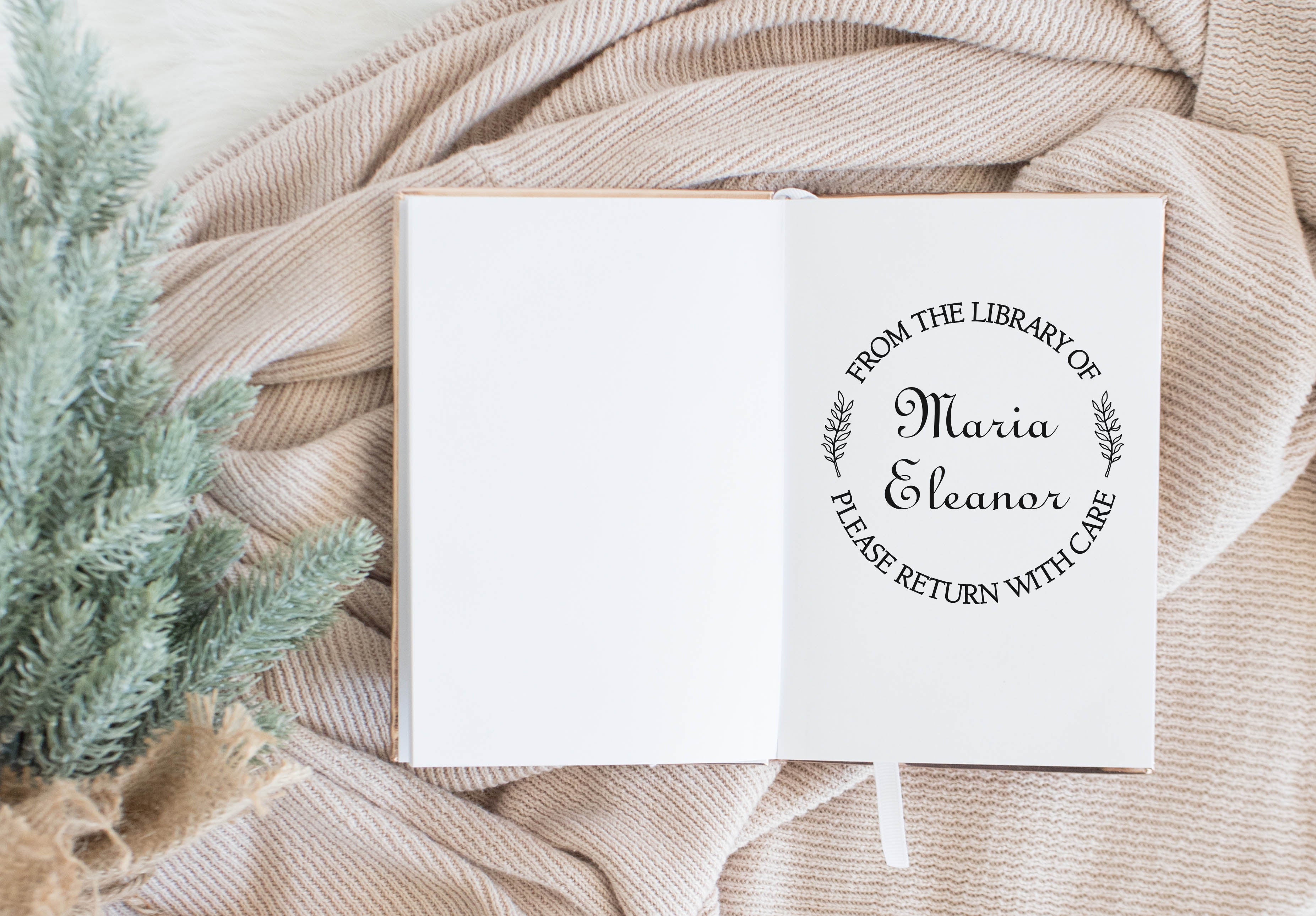 Book Stamp From the Library of Maria