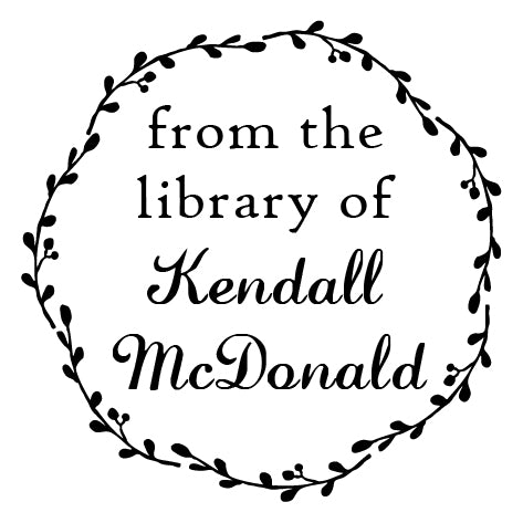 Book Stamp From the Library of Kendall