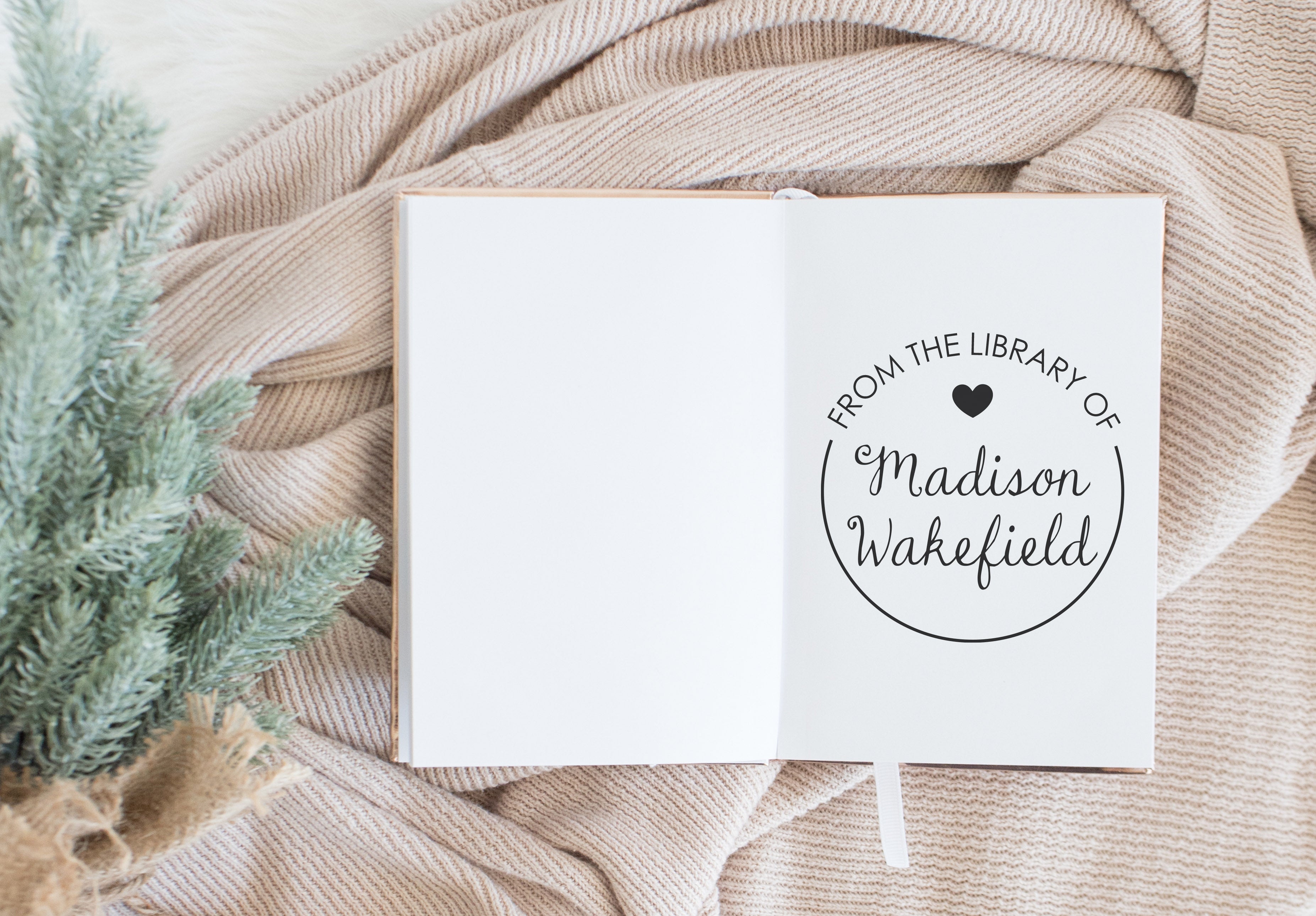 Book Stamp From the Library of Madison