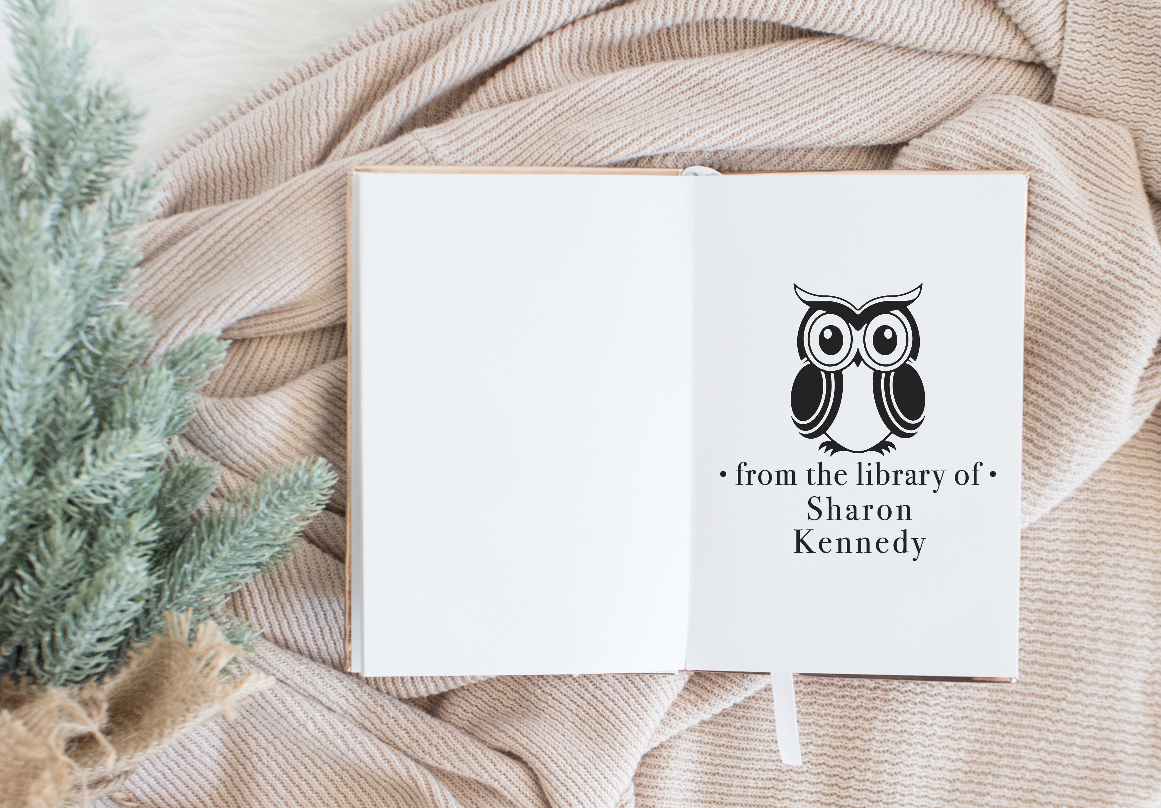 Book Stamp From the Library of Sharon