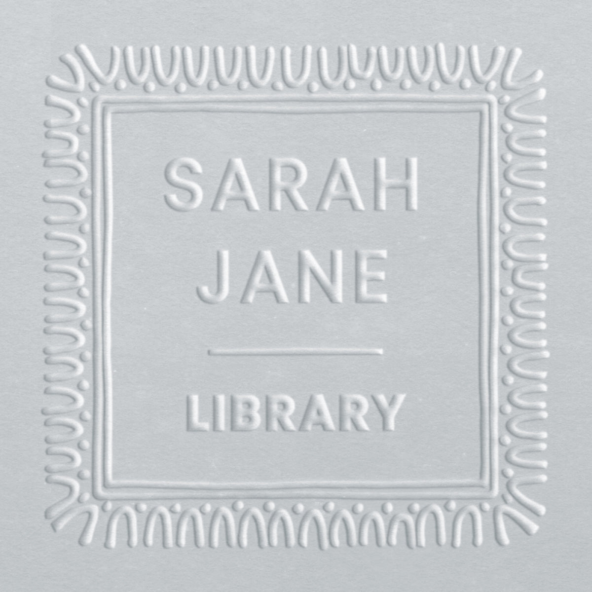 Book Embosser - Sarah Jane