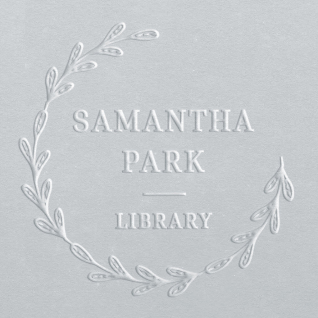 Top Seller - From The Library Of Book Embosser Custom Personalized