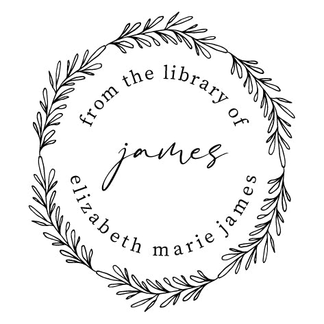 Book Stamp - James Wreath