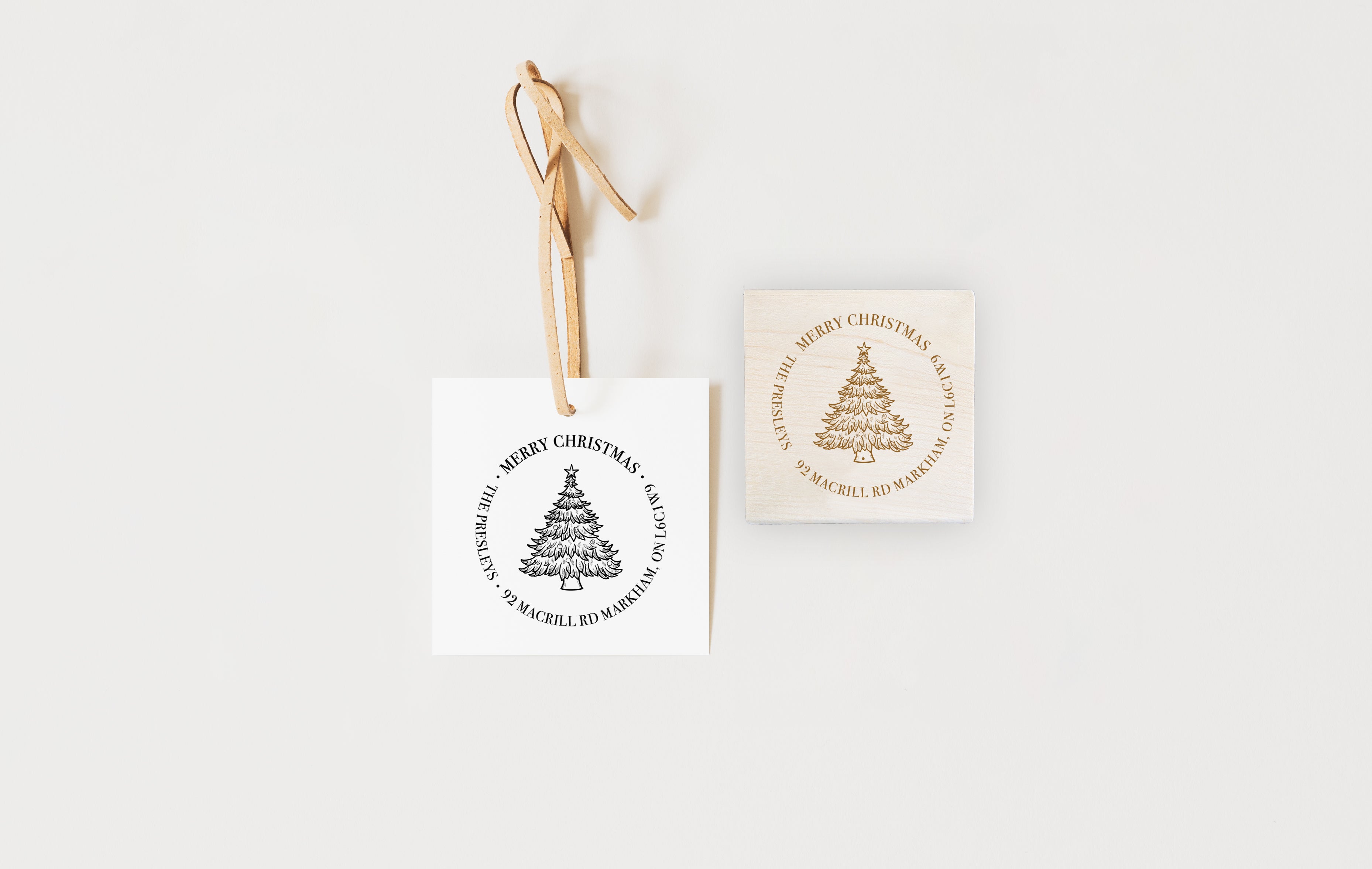 Stamp - Merry Christmas Tree