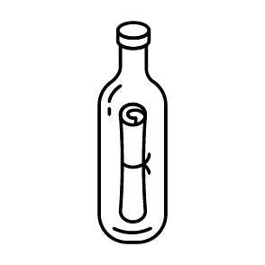 Wax Seal - Message in a Bottle