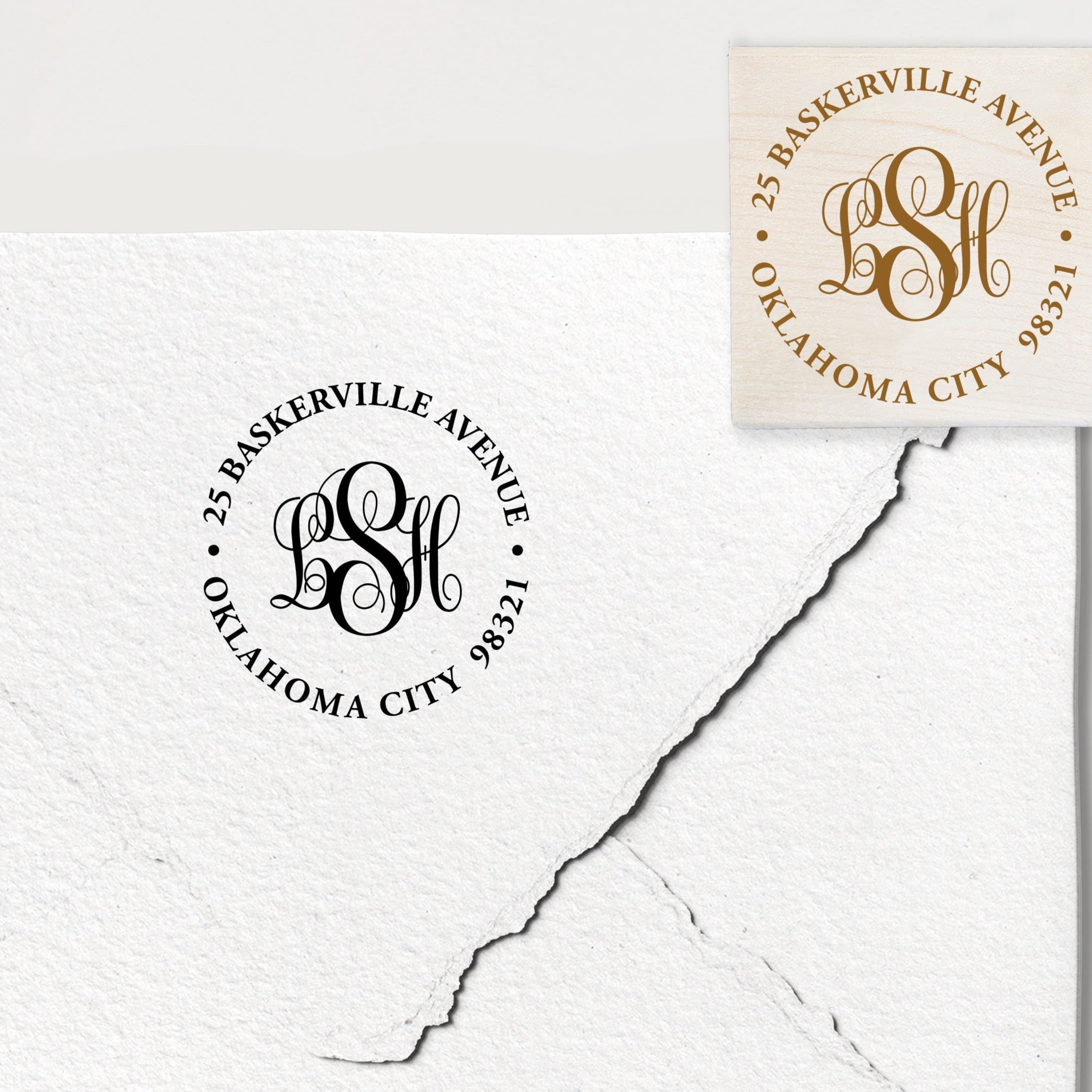 Classic Monogram Address Stamp