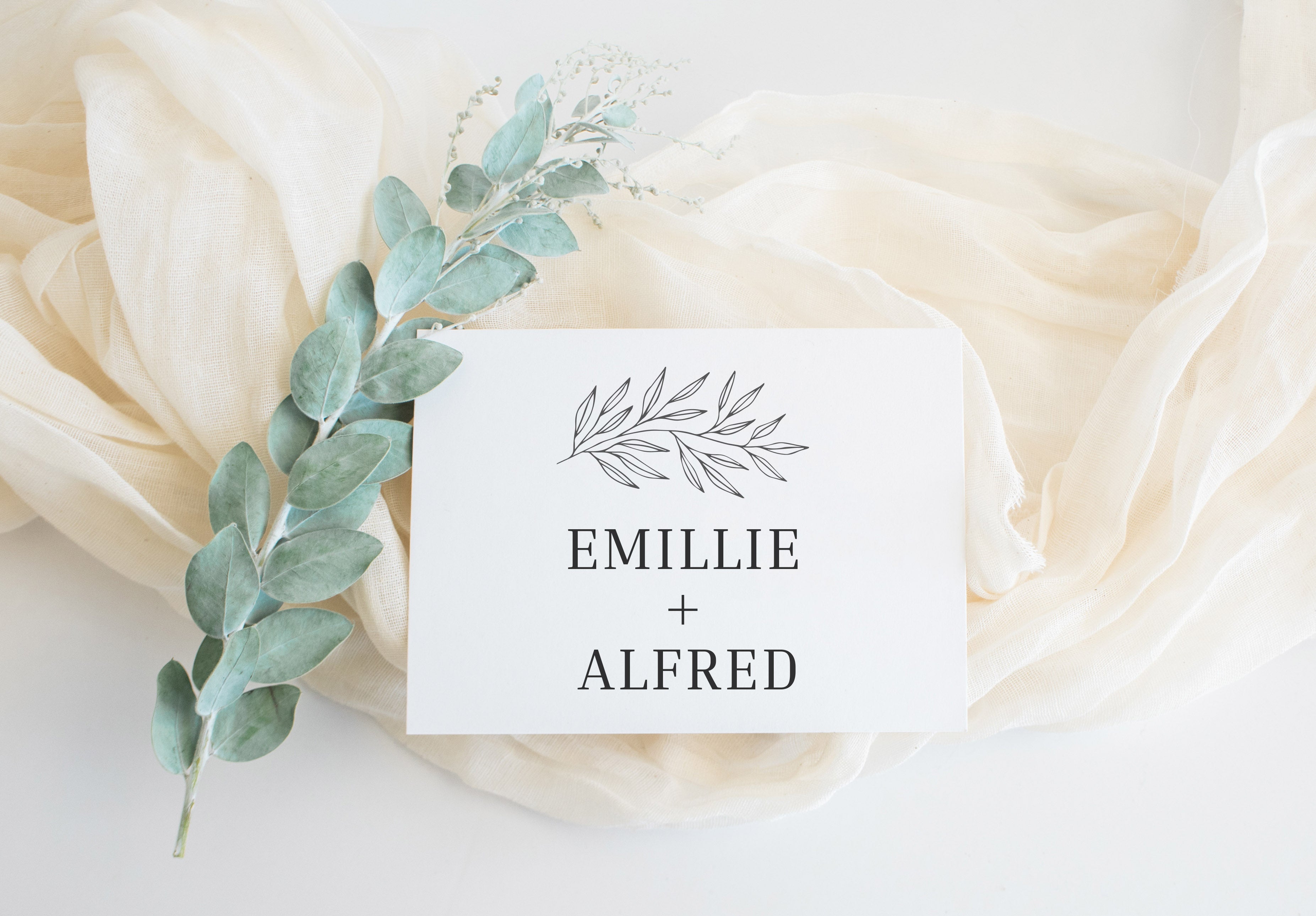 Emilie Wedding Stamp