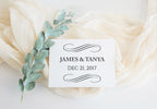 Stamp - Swirls Save The Date