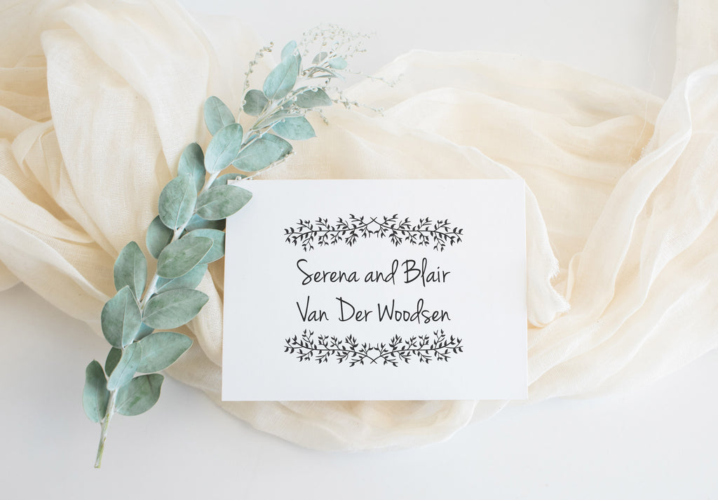 Stamp - Leaves Couple
