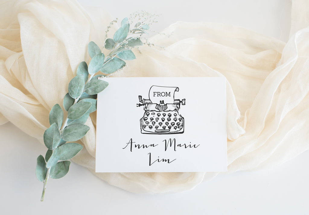 Stamp - Typewriter