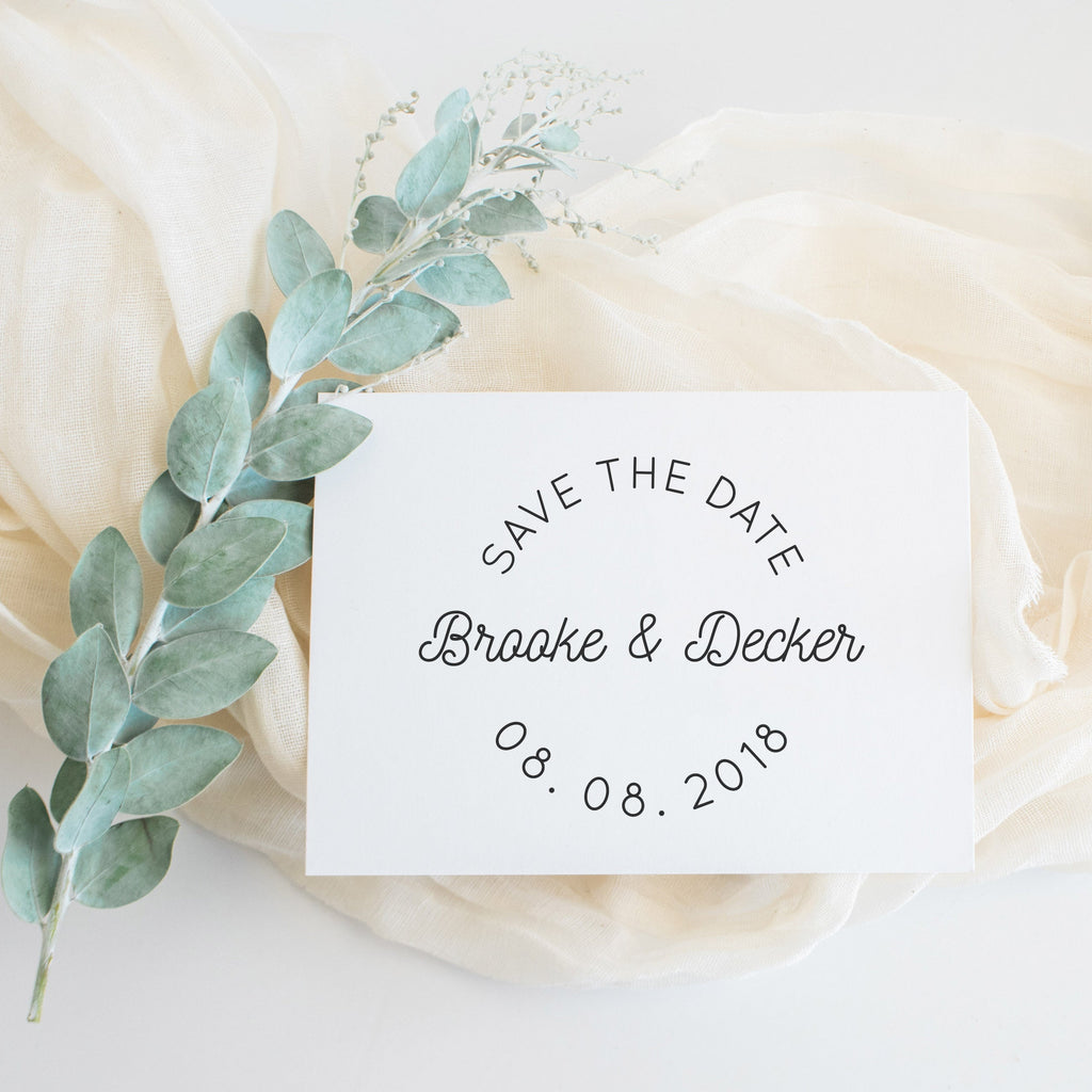 Brooke Save the Date Wedding Stamp