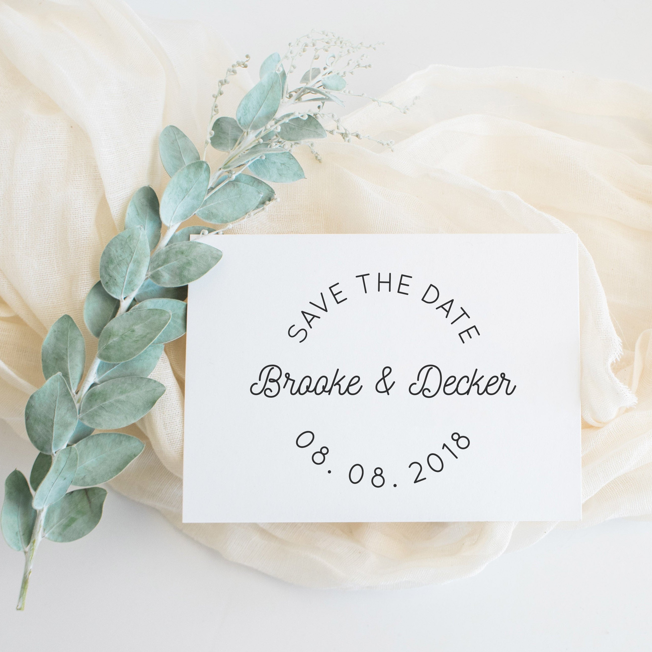 Brooke Save the Date Wedding Stamp