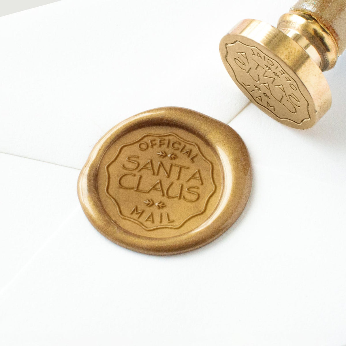 Custom Wax Seal Stamp - Custom Santa's Delivery Christmas Address Wax Seal Stamp