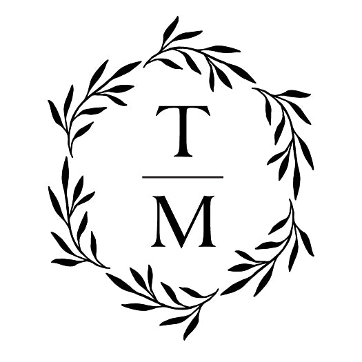 Embosser - Olive Wreath Initials