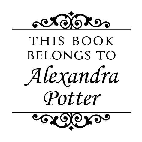 Book Stamp - Alexandra