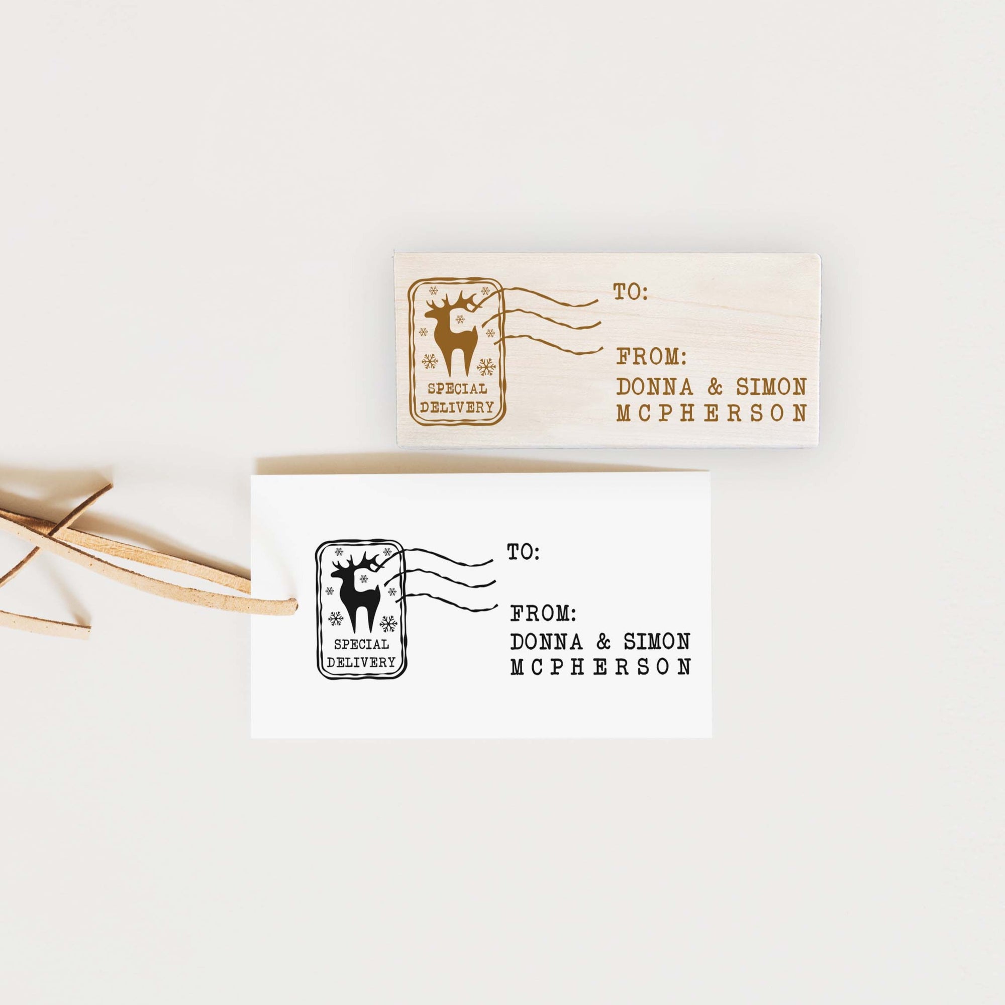 Stamp - Reindeer Special Delivery