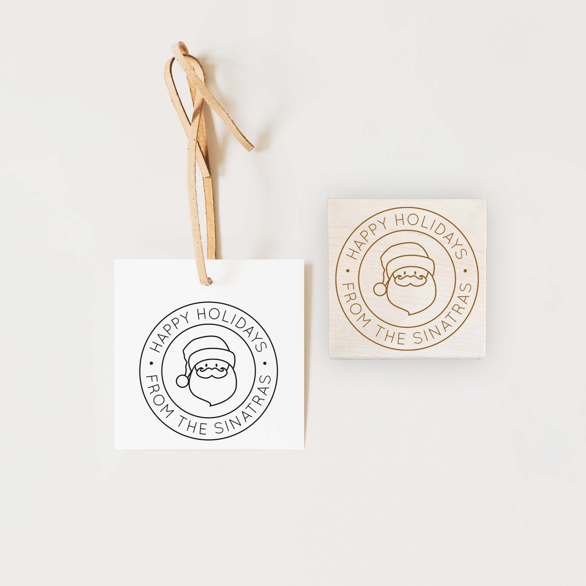 Stamp - Santa Circle