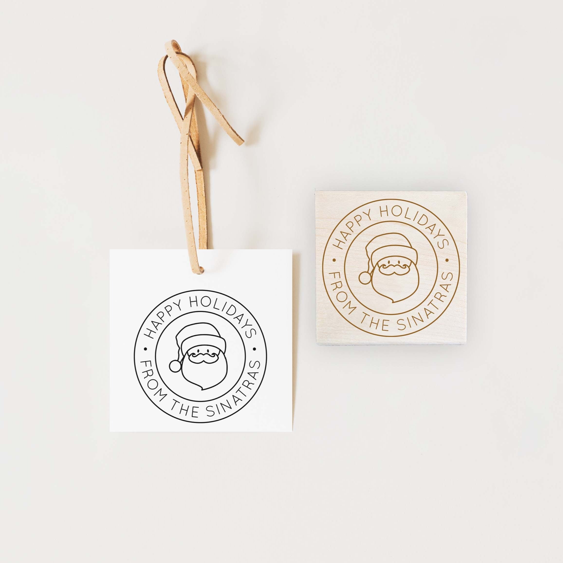 Stamp - Santa Circle