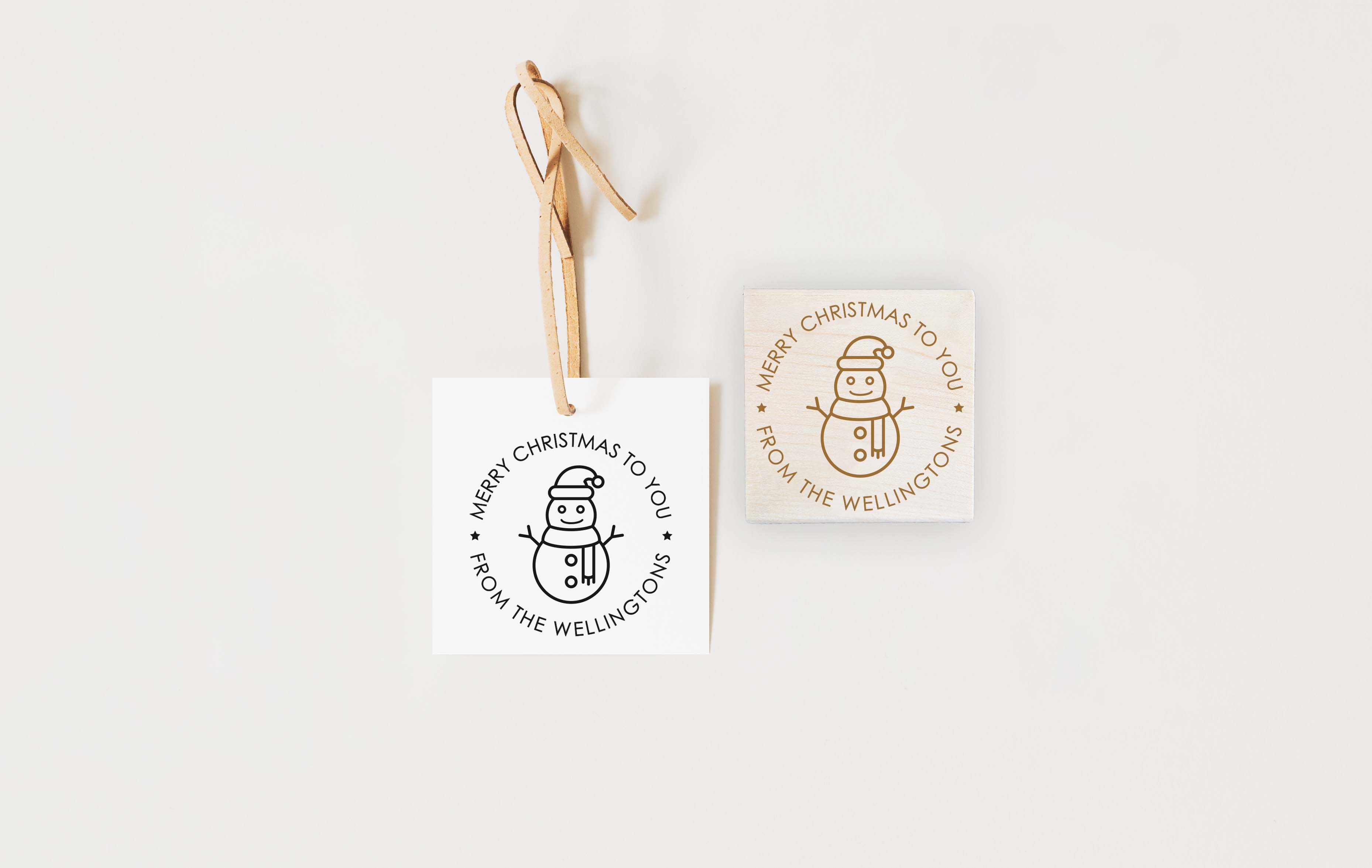 Stamp - Snowman