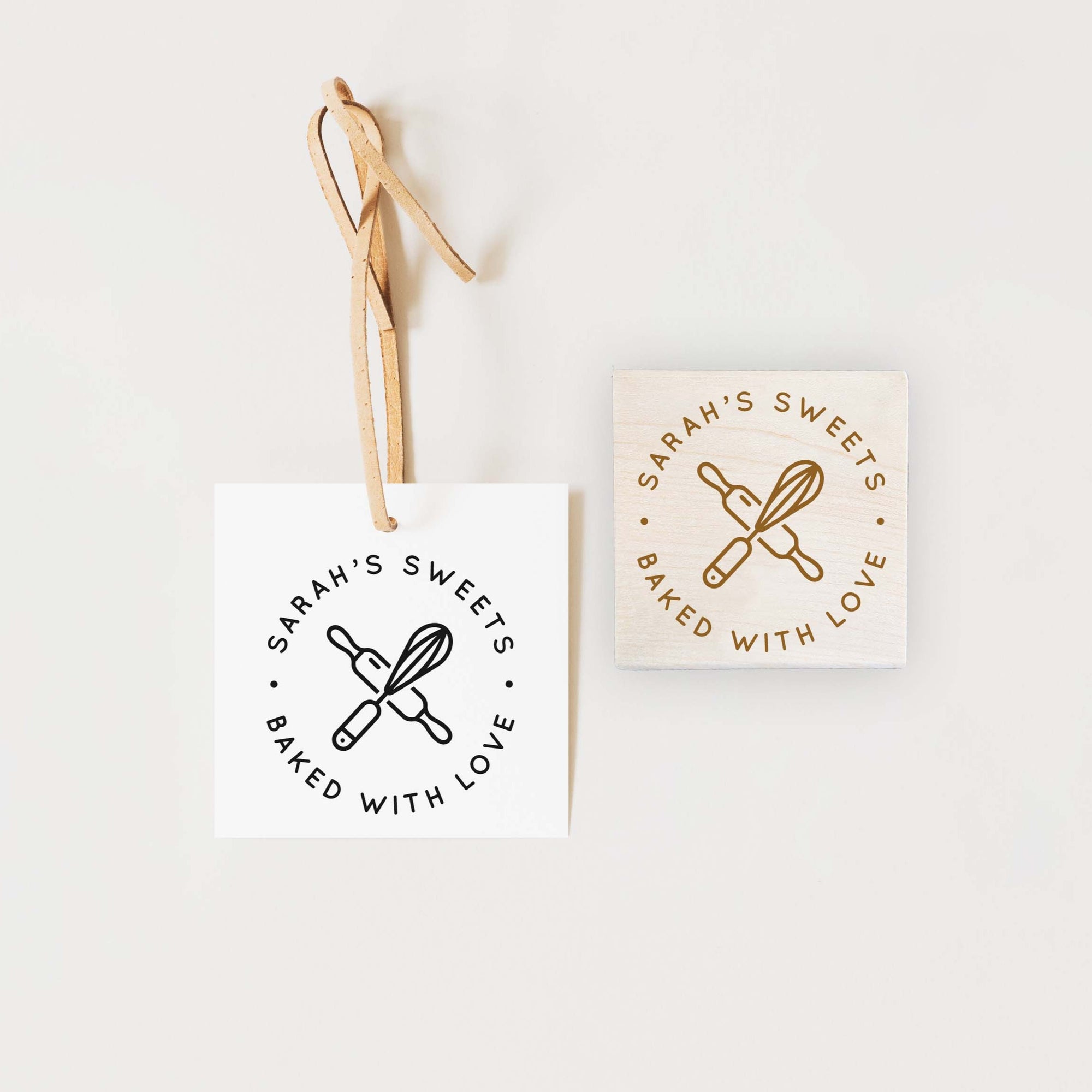 Stamp - Whisk and Rolling Pin
